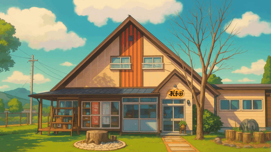 我手田外観アニメ